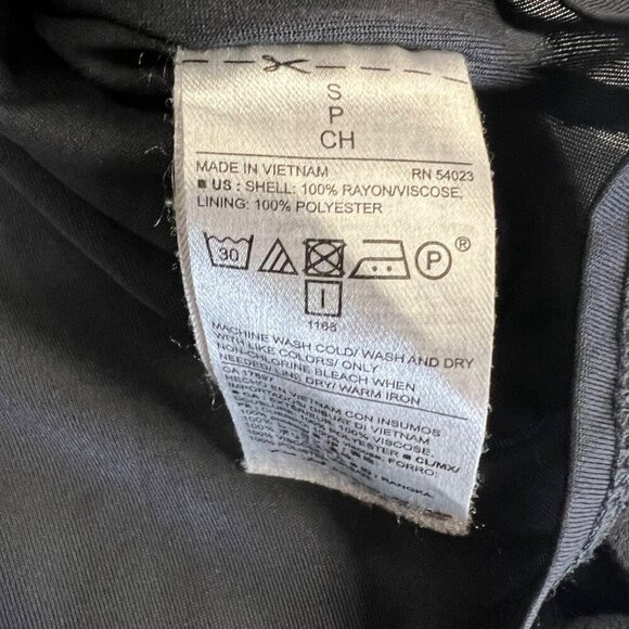 Old Navy Women's Long Sleeve Pleated Shift Dress Charcoal Size Small - Picture 9 of 9